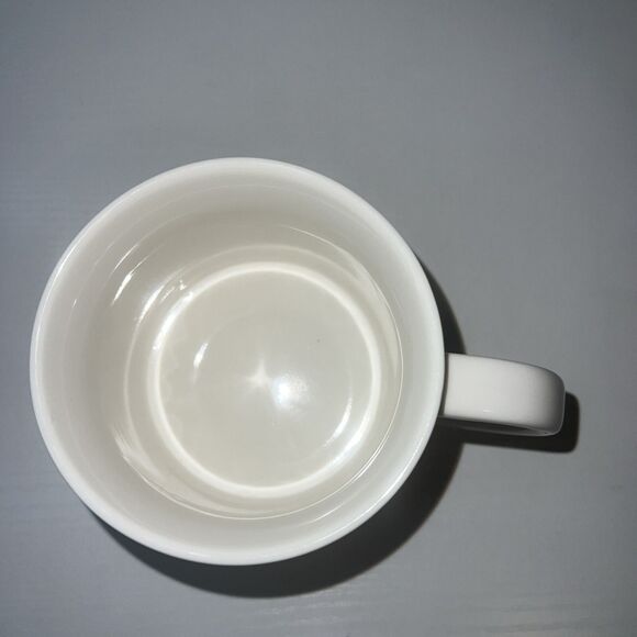 Opalhouse White Porcelain Mug With Red Silhouette Hearts On Either Side - Picture 3 of 5